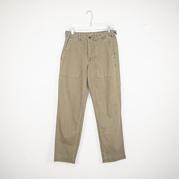 Alex Mill Field Pants in Herringbone Vintage Olive size 29 - Picture 2 of 11